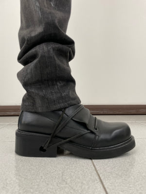 AW2003 Dior by Hedi Slimane waxed jeans