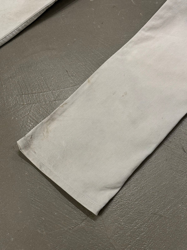 2010s Dior stained slim jeans