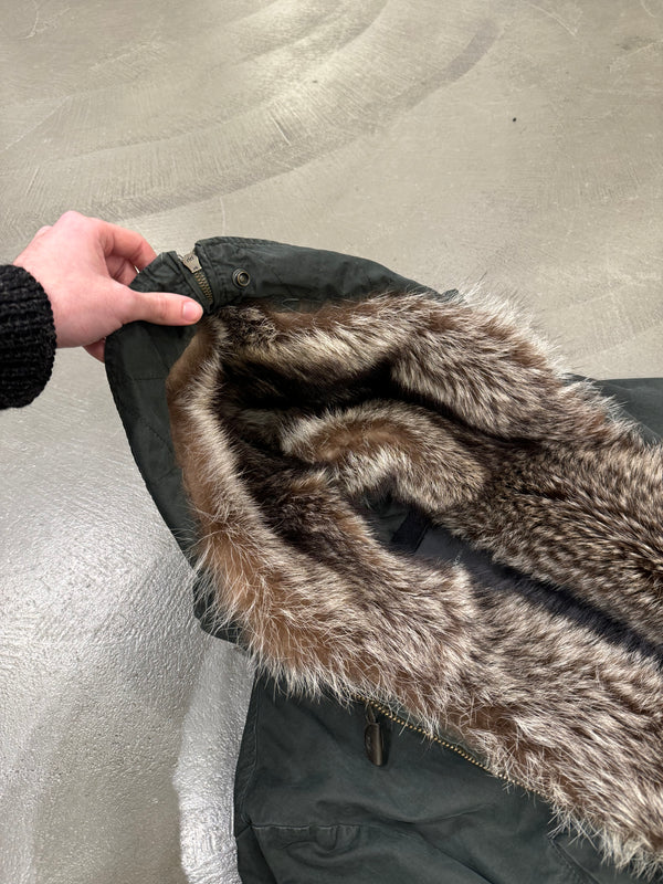 2010s Ermanno Scervino "Kanye" real marmot fur parka