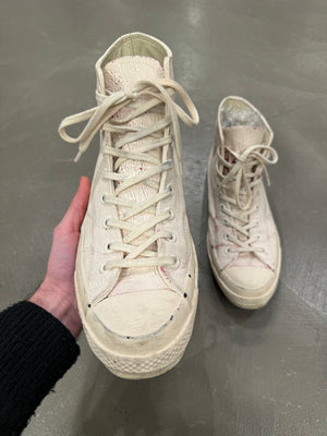 2016 Maison Margiela x Converse cracked painted sneakers