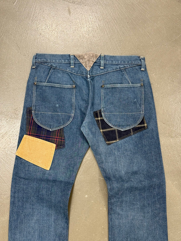 2000s Junya Watanabe patchwork denim