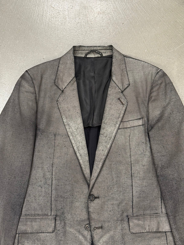 A/W2005 Maison Margiela painted cracked blazer