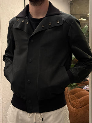 2020s Berluti leather bomber jacket