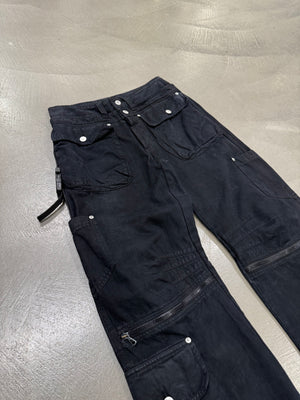 A/W2003 Dolce & Gabbana bondage double waisted cargo pants