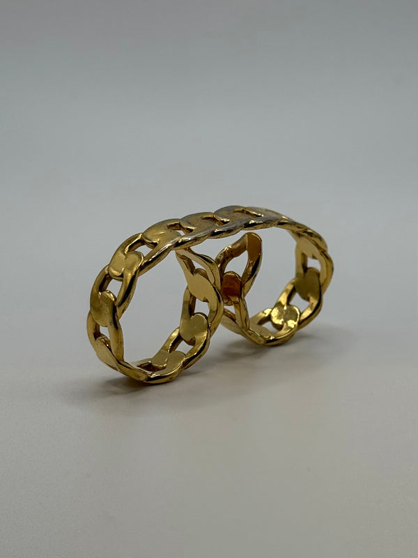 2010s Maison Margiela double ring