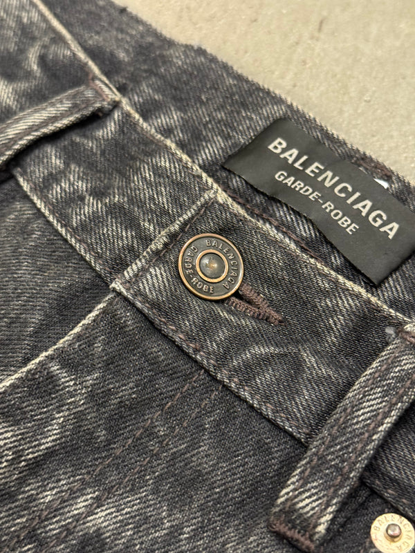 A/W2022 Balenciaga Sample Lost Tape flared jeans