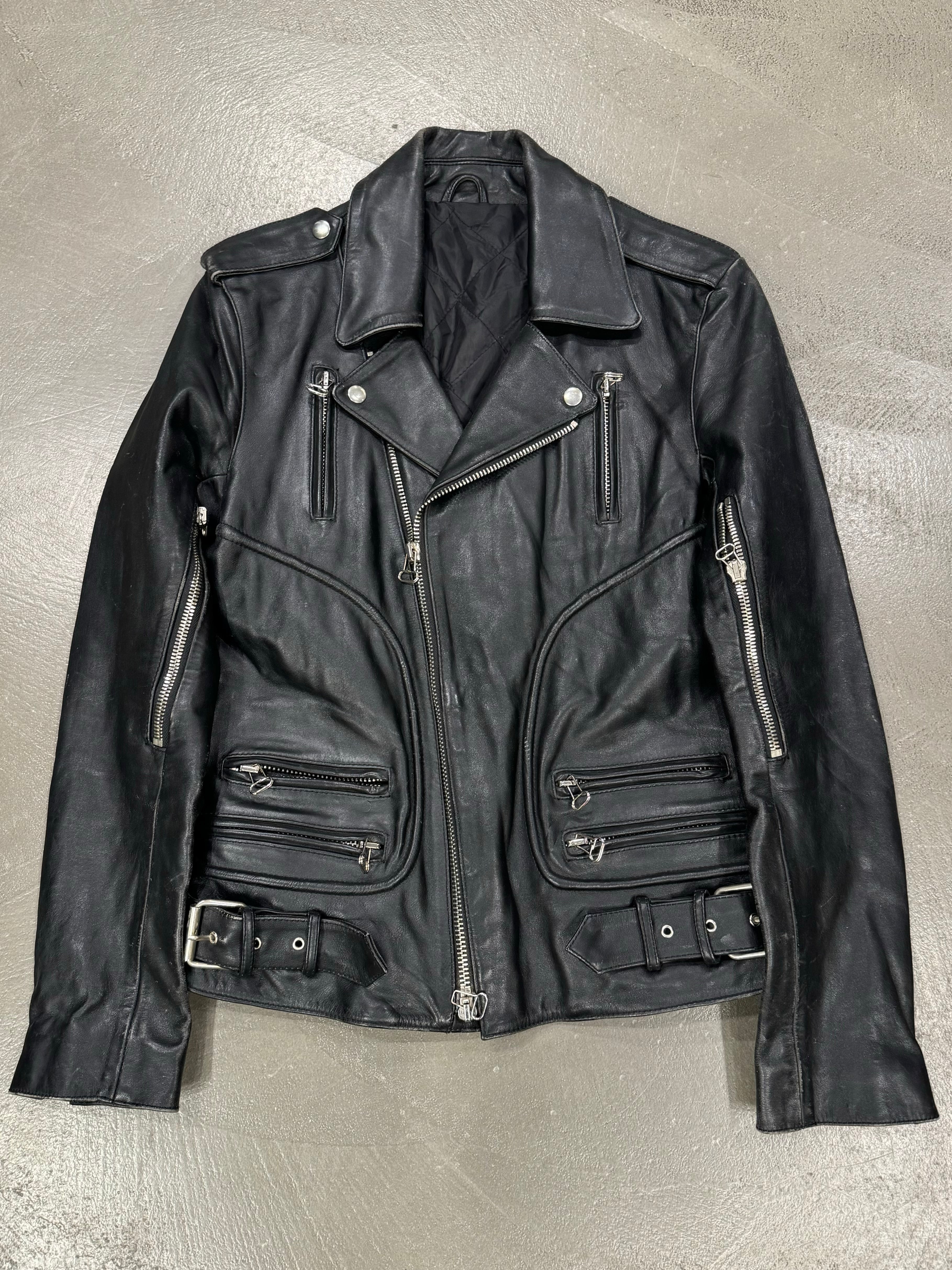F/W 2010 Balmain perfecto horse leather jacket by Decarnin