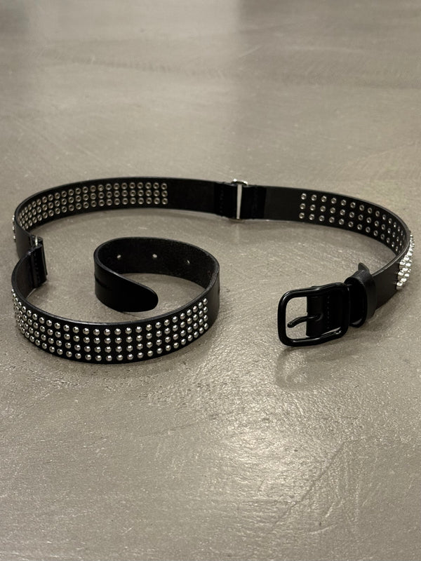 2000s Dsquared2 studded leather belt
