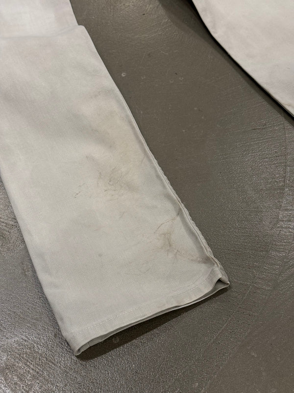 2010s Dior stained slim jeans