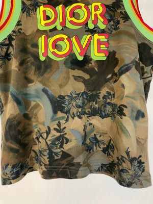 AW2003 Dior by John Galliano love Rasta mania tank top