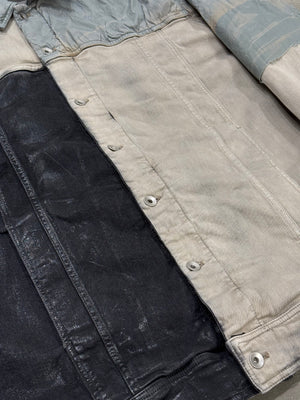 2020s Rick Owens jumbo worker JKT hybrid denim jacket