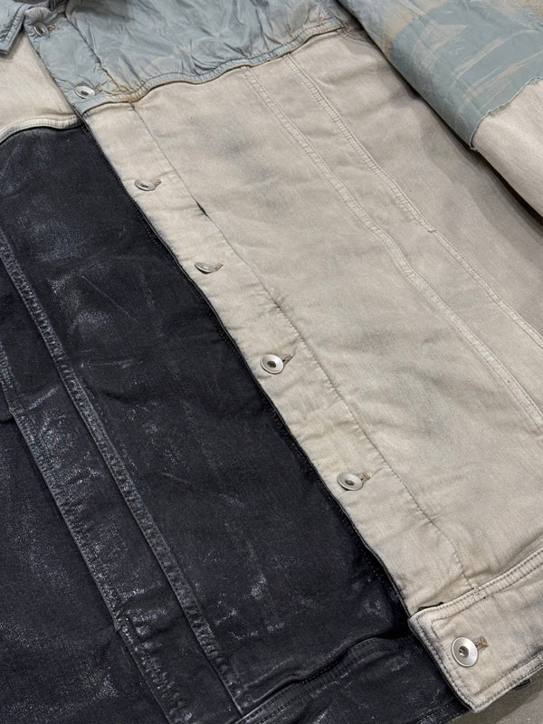 2020s Rick Owens jumbo worker JKT hybrid denim jacket