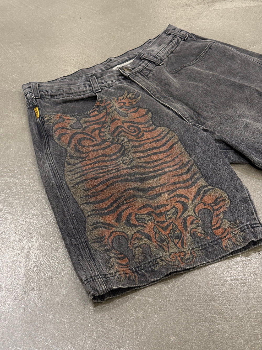 1990s Armani tiger print shorts