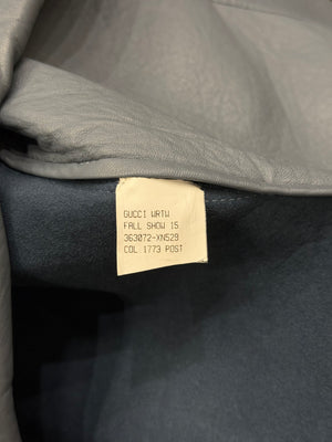 A/W2014 Gucci biker leather jacket