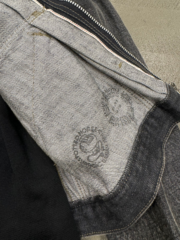 A/W 2002 Yohji Yamamoto runway deconstructed denim jacket - NEW