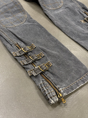 A/W2003 Dolce & Gabbana runway biker bondage pants