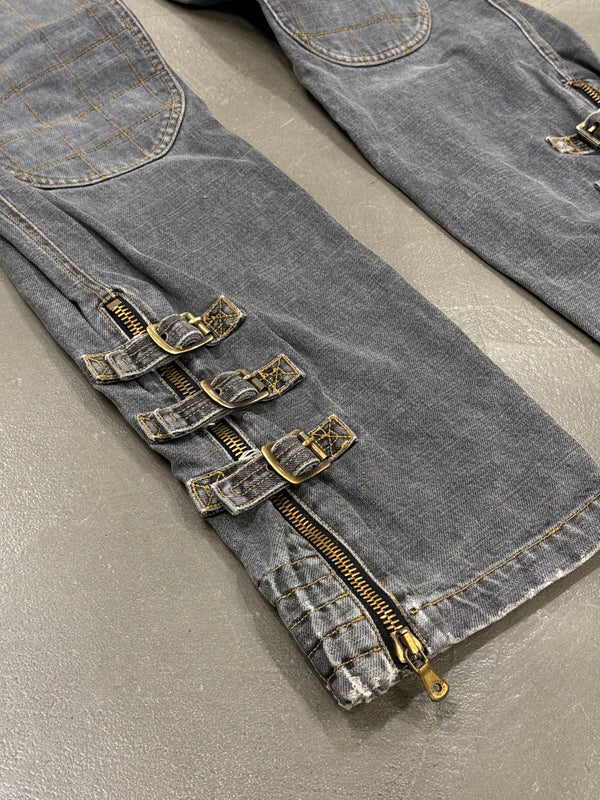 A/W2003 Dolce & Gabbana runway biker bondage pants