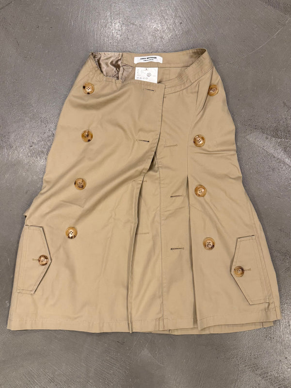 S/S2006 Junya Watanabe deconstructed trench coat skirt