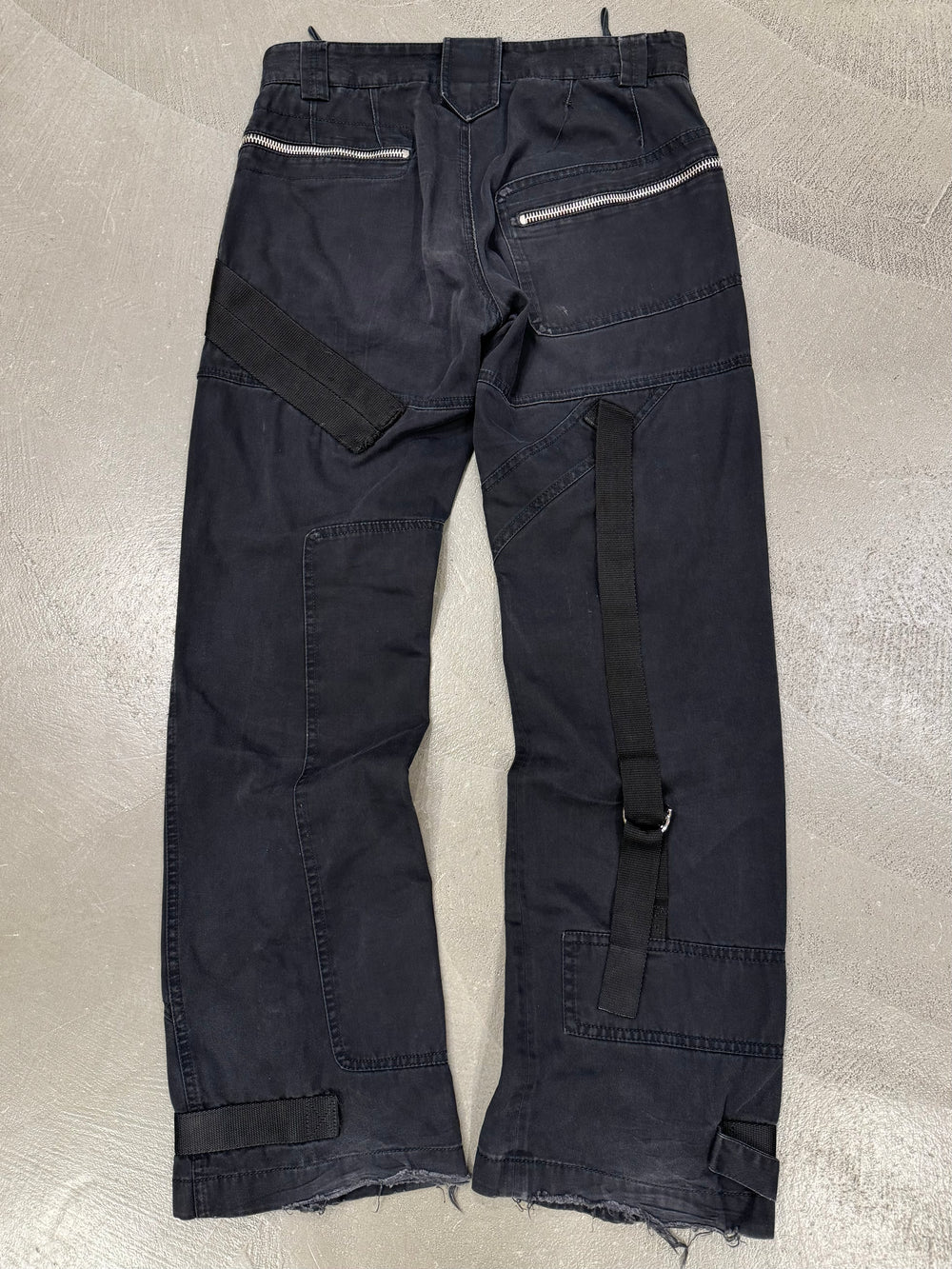 A/W2003 Dolce & Gabbana bondage parachute pants