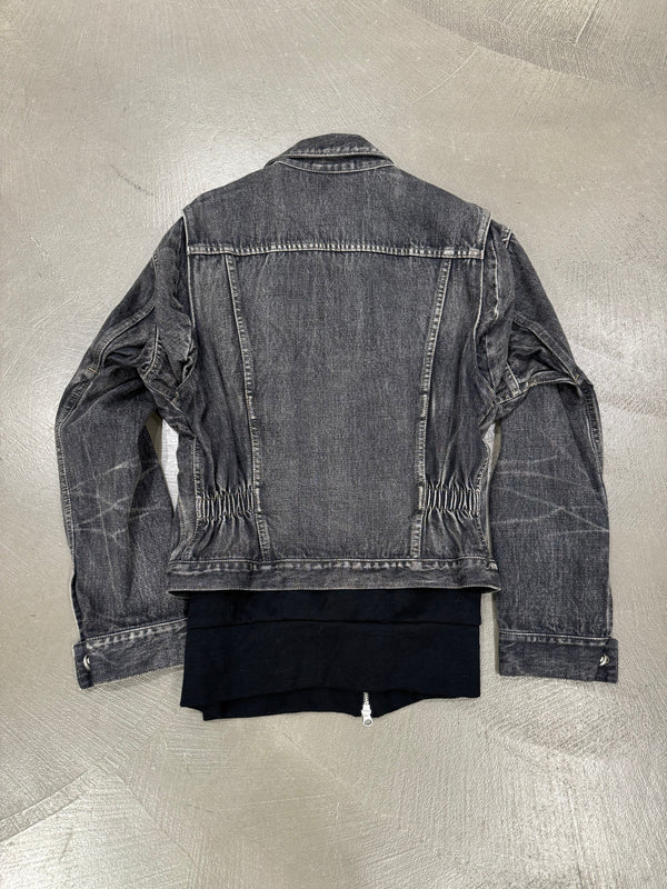A/W 2002 Yohji Yamamoto runway deconstructed denim jacket - NEW