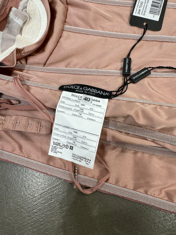 S/S 2003 Dolce & Gabbana lace up corset bustier