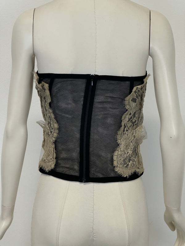 S/S2005 Dolce & Gabbana lace corset top