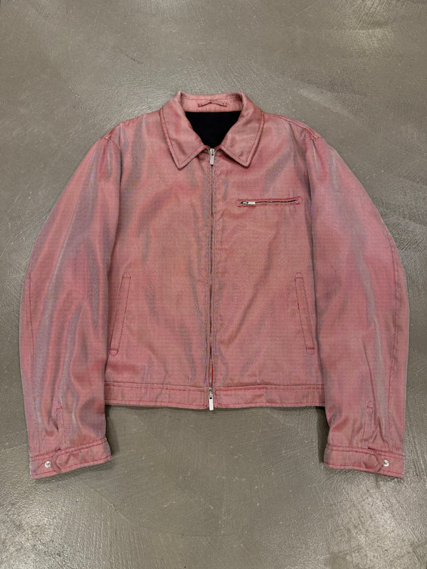 1990s Armani iridescent work jacket