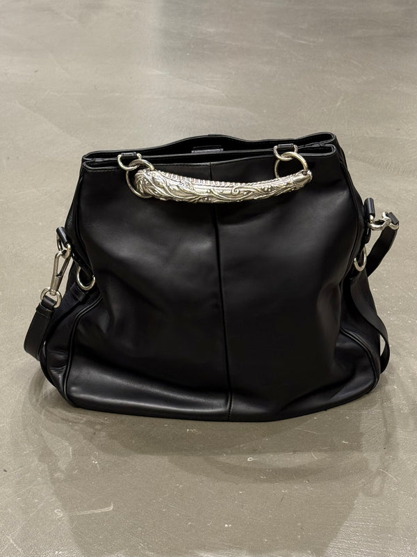 2002 YVES Saint Laurent by Tom Ford mombasa metal hord shoulder bag