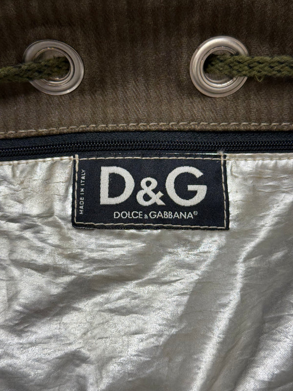 A/W2003 Dolce & Gabbana cargo chain shoulder bag