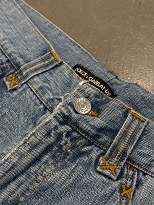 2005 Dolce & Gabbana "David Beckham" deconstructed shorts