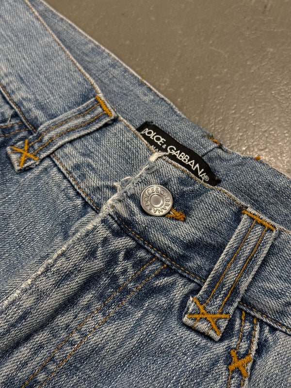 2005 Dolce & Gabbana "David Beckham" deconstructed shorts