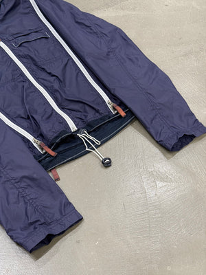 2000s Armani triple zip nylon jacket