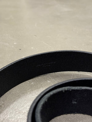 2010s Yves Saint Laurent logo leather belt