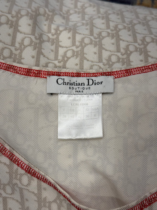 2000s Christian Dior by Galliano monogram t-shirt