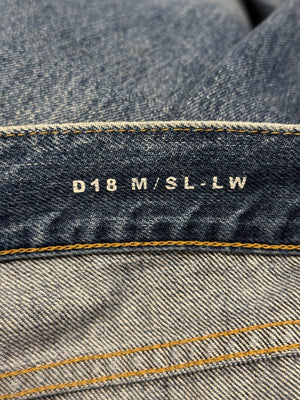 2010s Saint Laurent distressed straight jeans