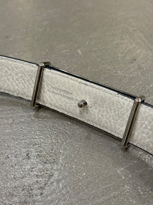 2020s Maison Margiela logo leather belt