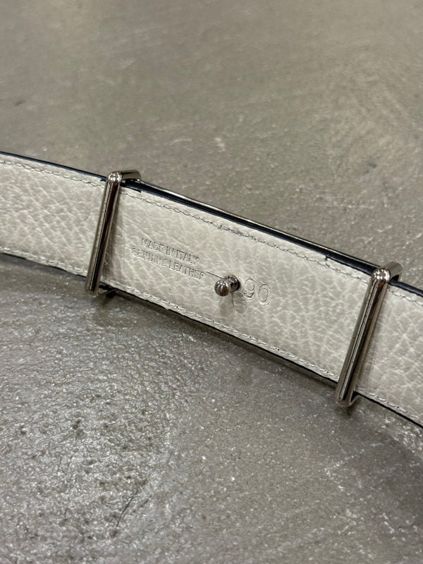 2020s Maison Margiela logo leather belt
