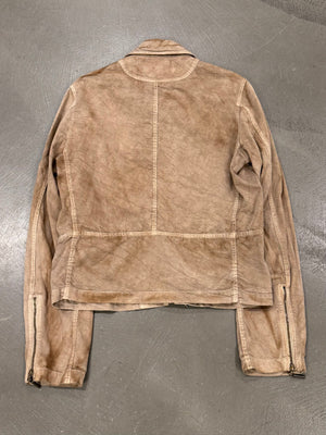 2001 Cavalli faded zipper light jacket