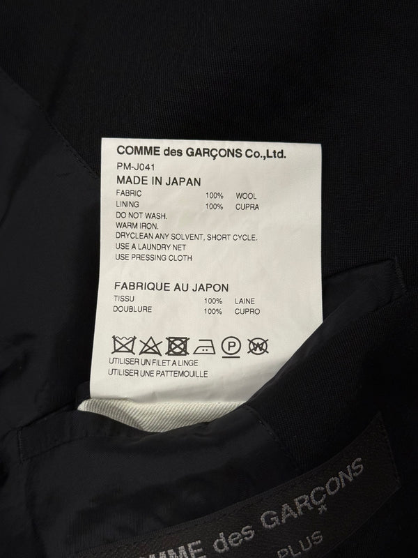 2020s Comme des Garçons cut-out open shoulders blazer jacket