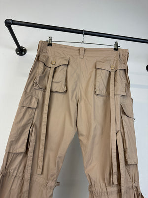 SS2003 Dolce & Gabbana parachute bondage cargo pants