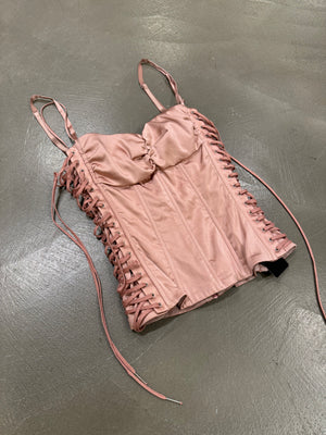 S/S 2003 Dolce & Gabbana lace up corset bustier