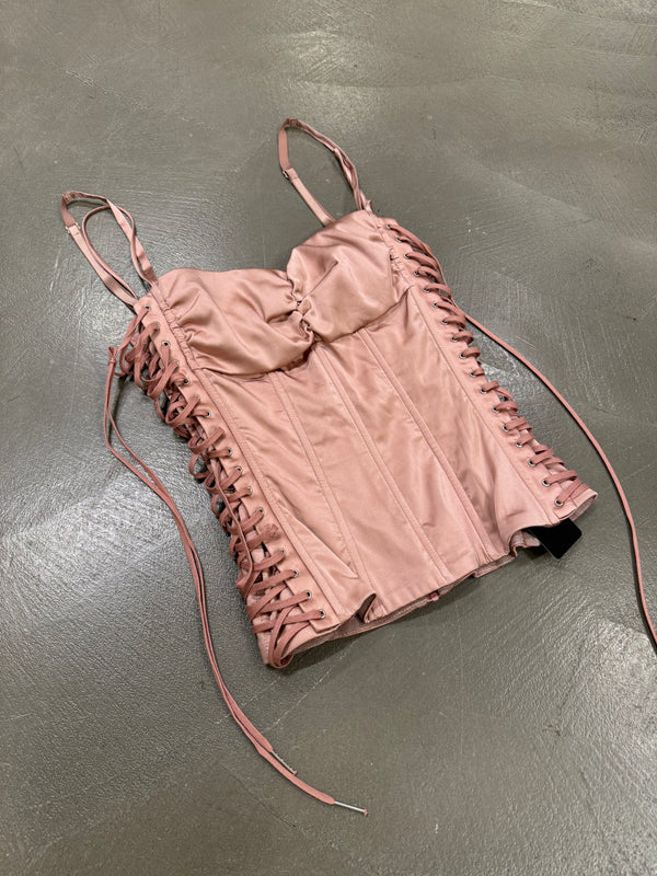 S/S 2003 Dolce & Gabbana lace up corset bustier