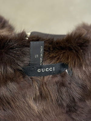 2001 Gucci by Tom Ford real fur hat