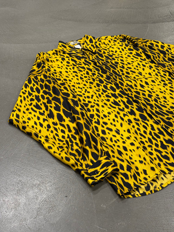 1992 Gianni Versace iconic leopard print shirt