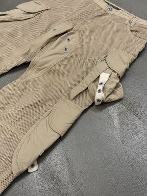 S/S2004 Dolce & Gabbana mesh bondage cargo pants