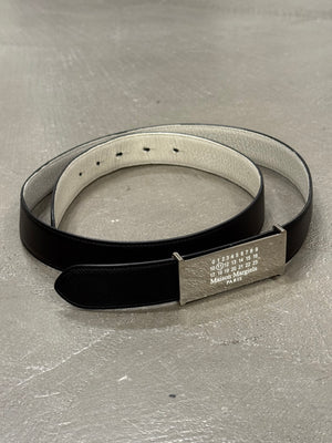 2020s Maison Margiela logo leather belt