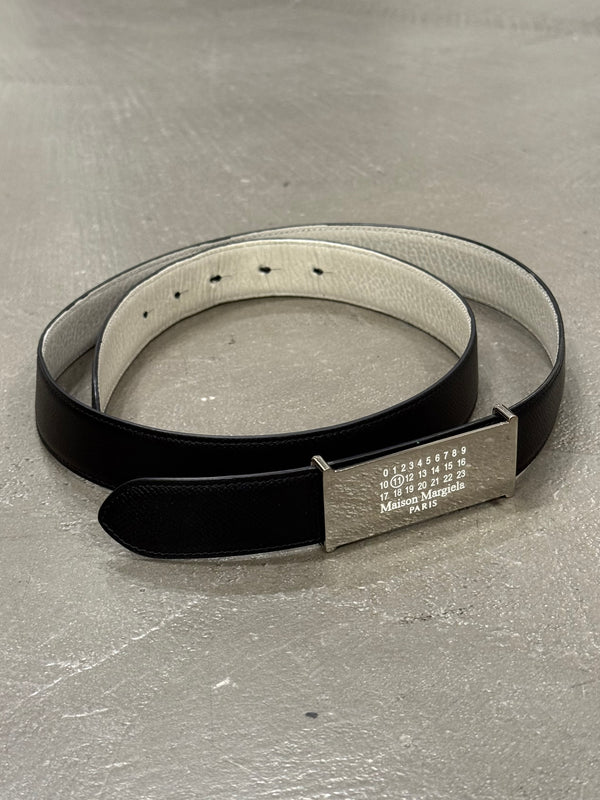 2020s Maison Margiela logo leather belt