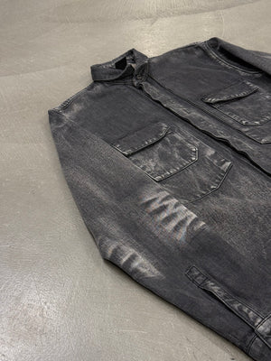 2002 Dior by Hedi Slimane faded denim jacket