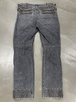 A/W2003 Dolce & Gabbana runway biker bondage pants