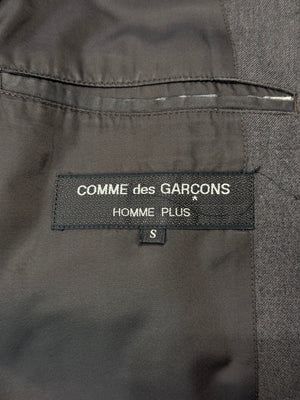 2000s Comme des Garçons tartan collar blazer